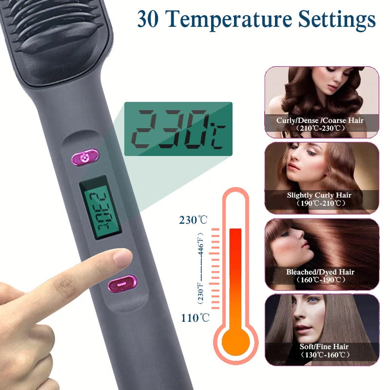 Electric Hair Comb Straightener