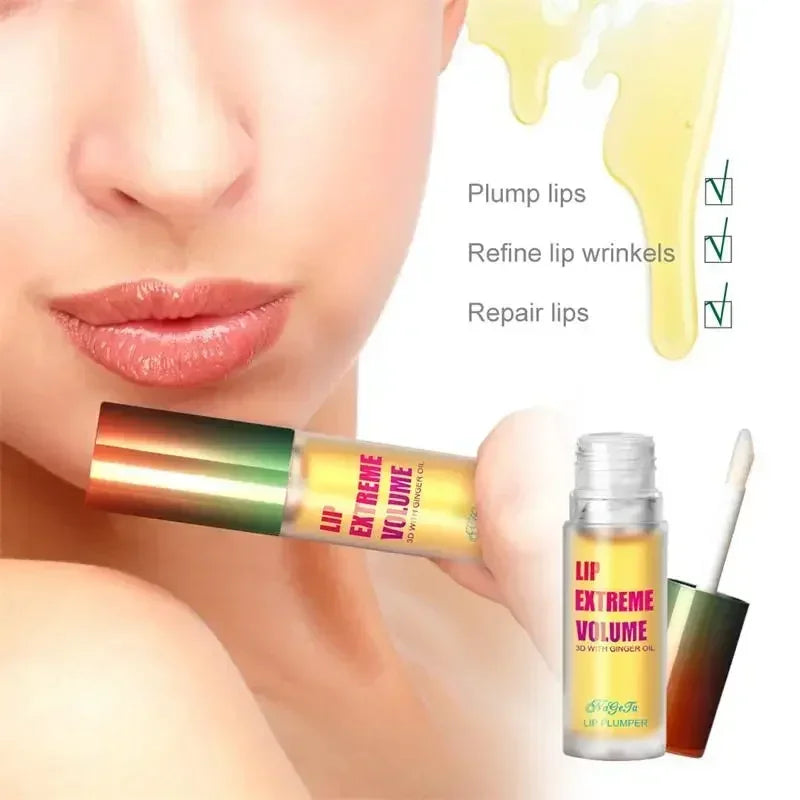 Long-Lasting Lip Plumper Oil Serum - Instant Volume & Repair for Fine Lines