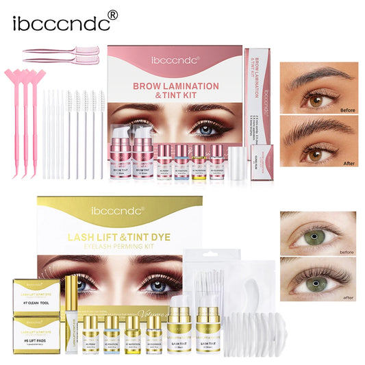 Eyebrow Lifting & Tint Kit Semi-Permanent Brow Lift Lashes Lamination Kit