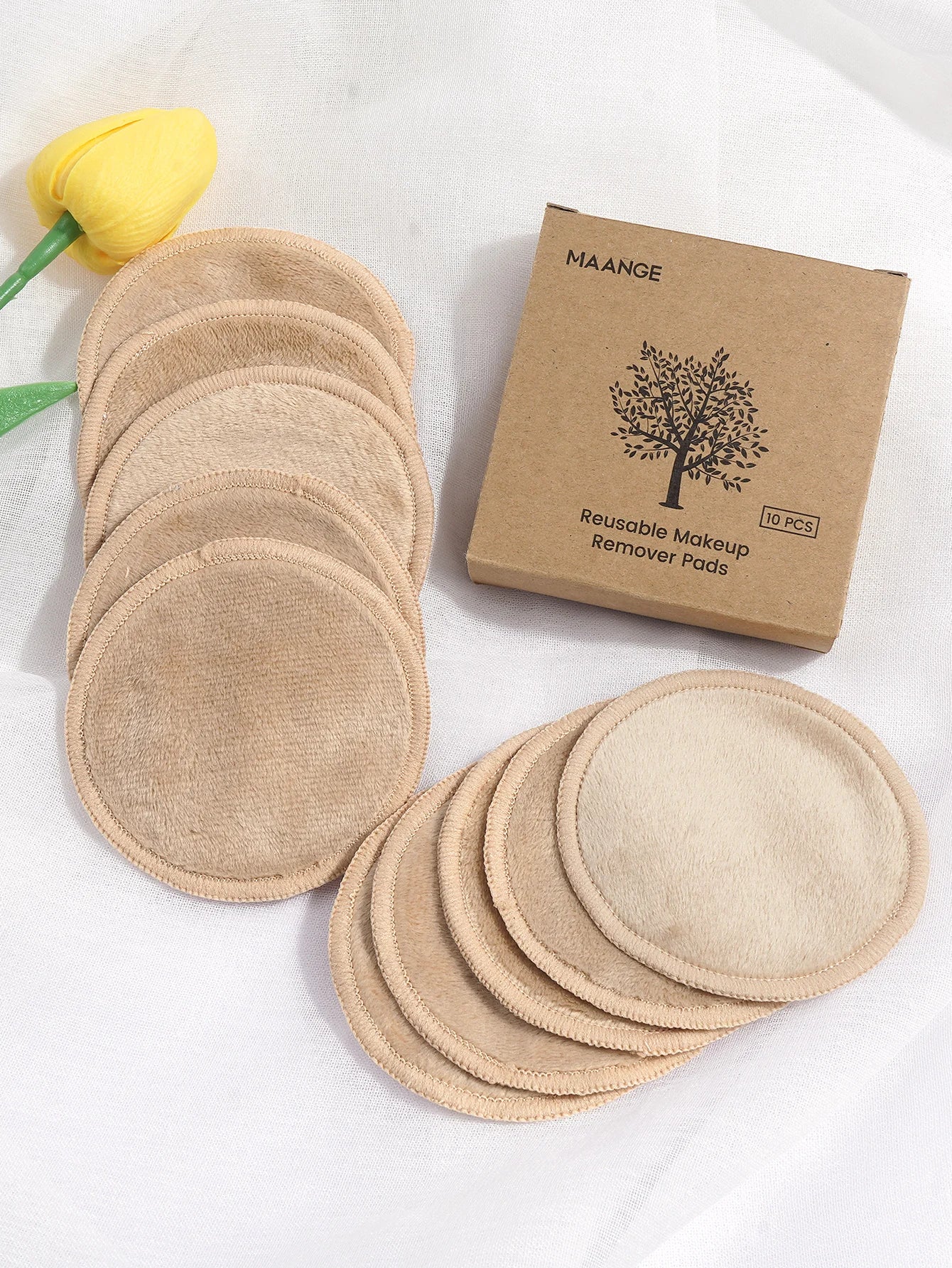 10 Pack Reusable Makeup Remover Pads