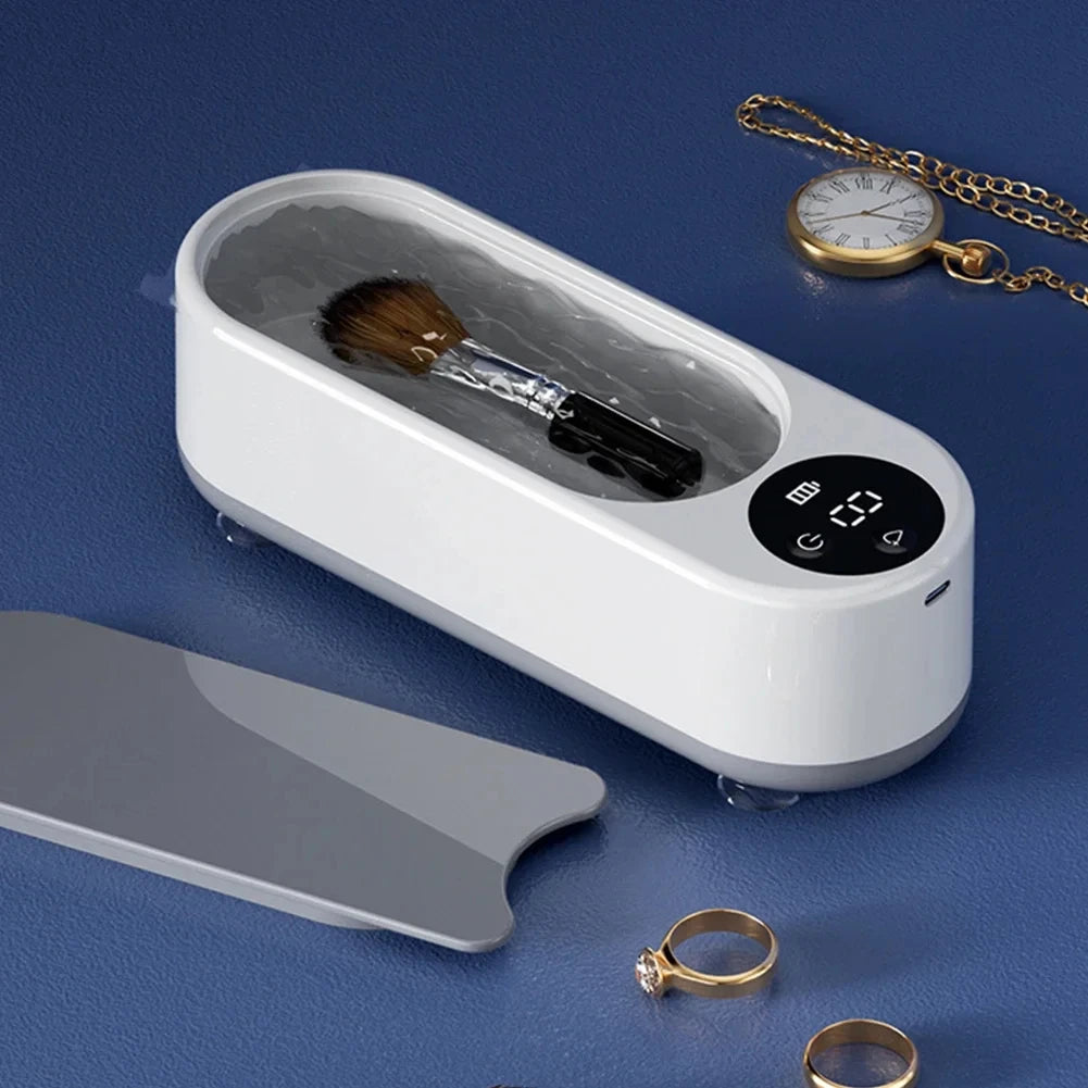 Portable Ultrasonic Cleaner for Jewelry, Glasses, and More