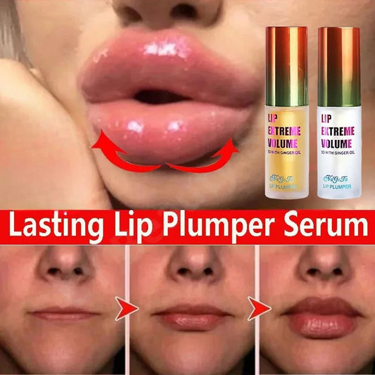 Long-Lasting Lip Plumper Oil Serum - Instant Volume & Repair for Fine Lines