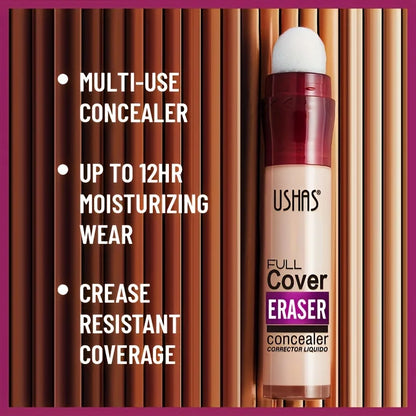 Sponge Head Concealer – Long-Lasting Liquid for Dark Circles & Blemishes