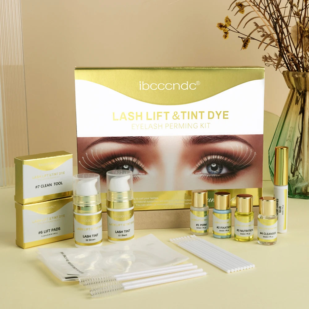 Eyebrow Lifting & Tint Kit Semi-Permanent Brow Lift Lashes Lamination Kit