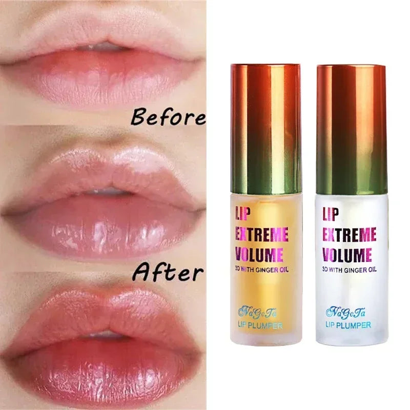 Long-Lasting Lip Plumper Oil Serum - Instant Volume & Repair for Fine Lines